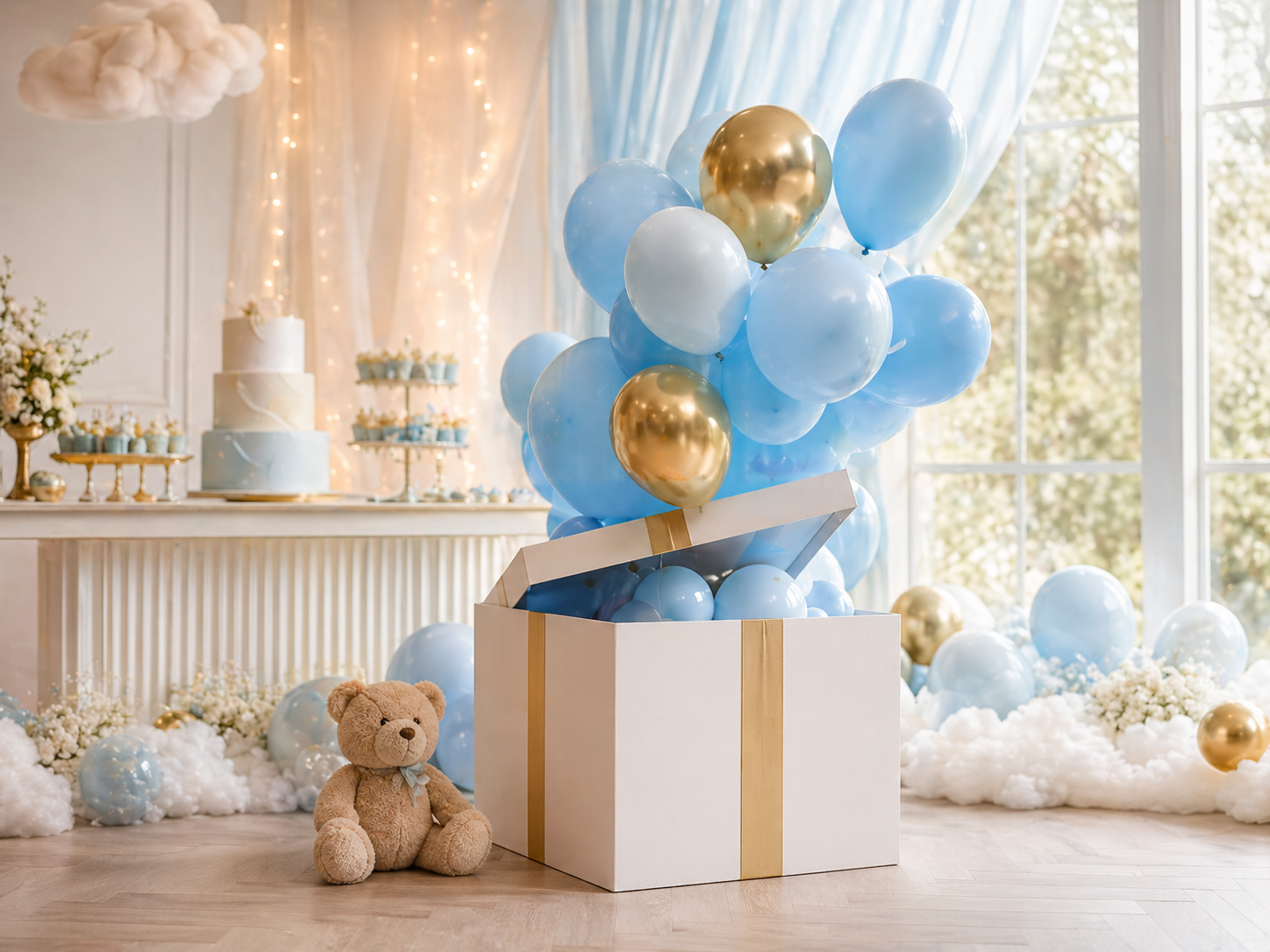 Fondo para fotos de revelación de sexo